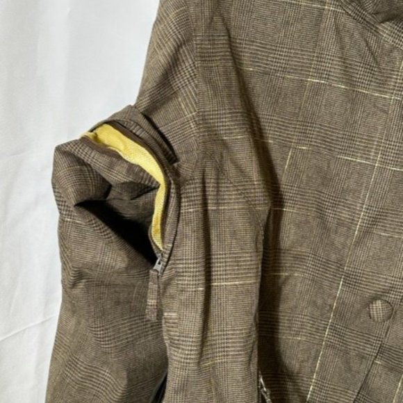 Columbia Convert Brown Gold Snow Jacket Sz L - Picture 5 of 13